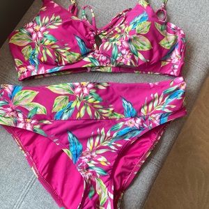 EUC 3 piece bikini set SZ L
